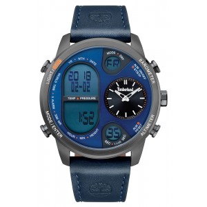 Relógio Timberland Analógico Digital Para Homem Em Azul/Couro