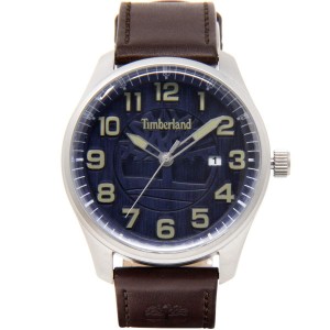 Relógio Timberland Oswald Para Homem Em Azul Cinza/Couro
