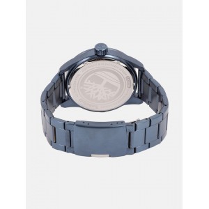 Relógio Timberland Millbury Para Homem Em Azul/Metal de lado