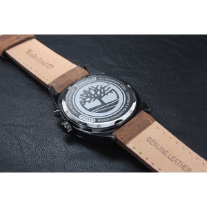 Relógio Timberland Zegarownia Para Homem Em Preto/Couro de lado