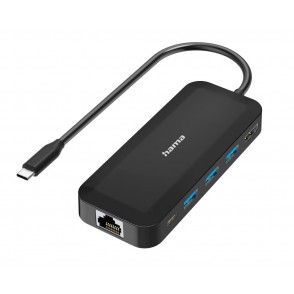 Cabo Adaptador USB-C /MultiPorta /HDMI /6 Portas /3xUSB-A HAMA