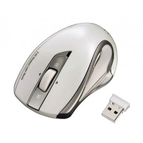 RATO MIRANO LASER USB SEM FIO BRANCO HAMA