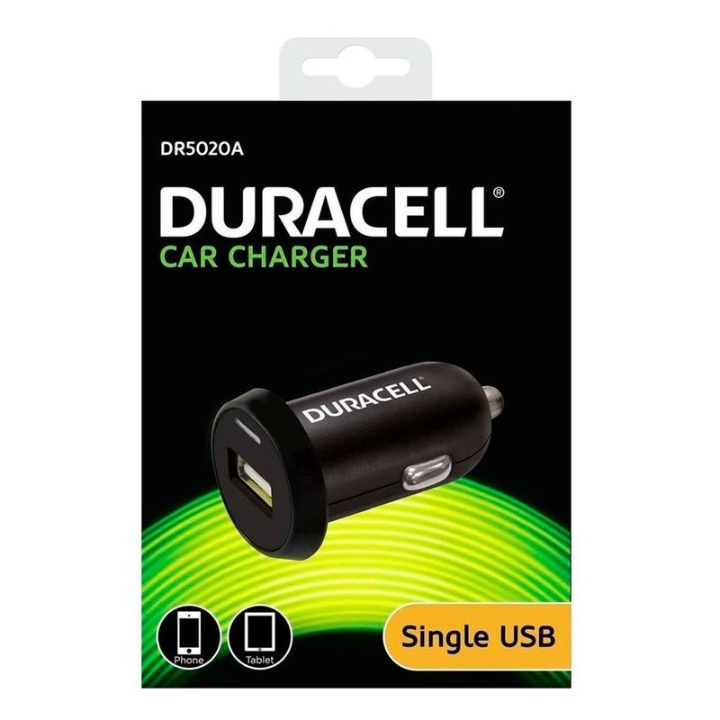 CARREGADOR USB-A 2.aA DE ISQUEIRO P/CARRO DURACELL