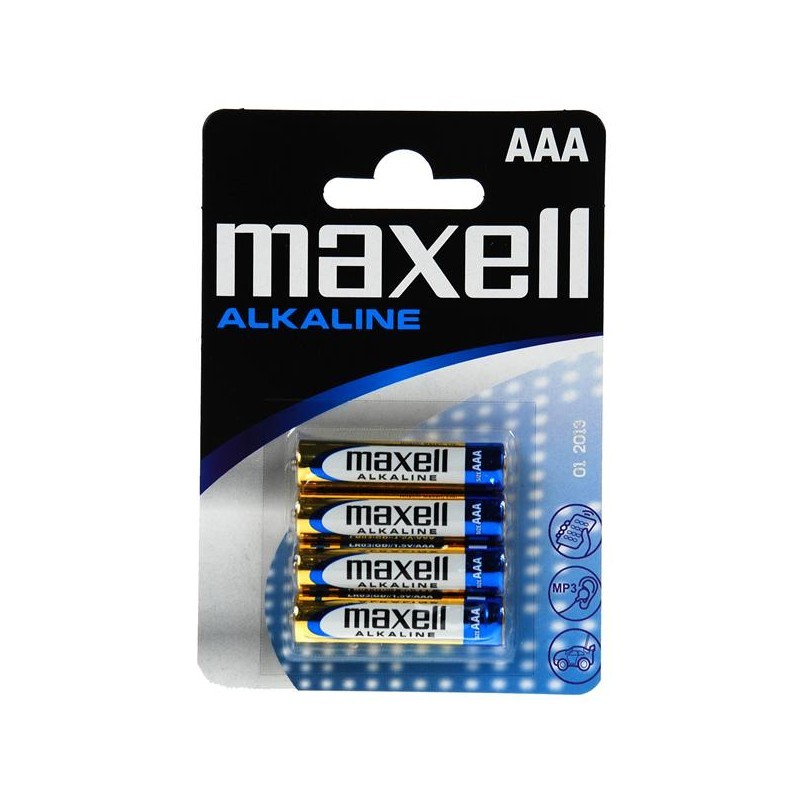 PILHA ALCALINA LR3-1.5V-AAA Cx C/4 MAXELL