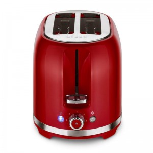 Torradeira Ufesa Classic PinUp 850W 2 Ranhuras Vermelha UFESA de lado