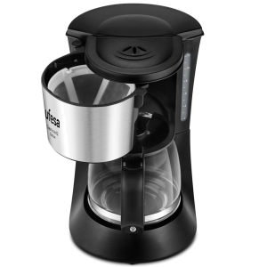 Máquina de Café com Filtro 680W CG7125 12 DELUX UFESA de lado
