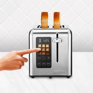 Torradeira Digital Perfect Toaster 950W UFESA de lado