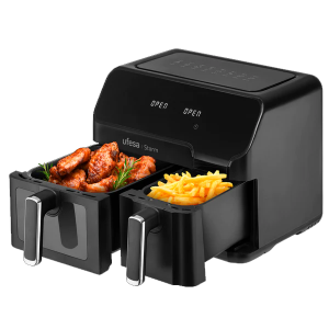 AirFryer Storm Dupla de 9 L (5,5 L + 3,5 L) - Duas Cubas 2700W UFESA